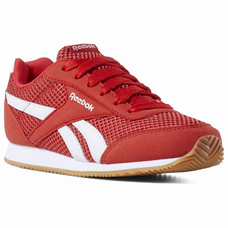 Tenisi Reebok Royal Classic Jogger 2 Baieti Rosii/Albi Romania TU6483JF